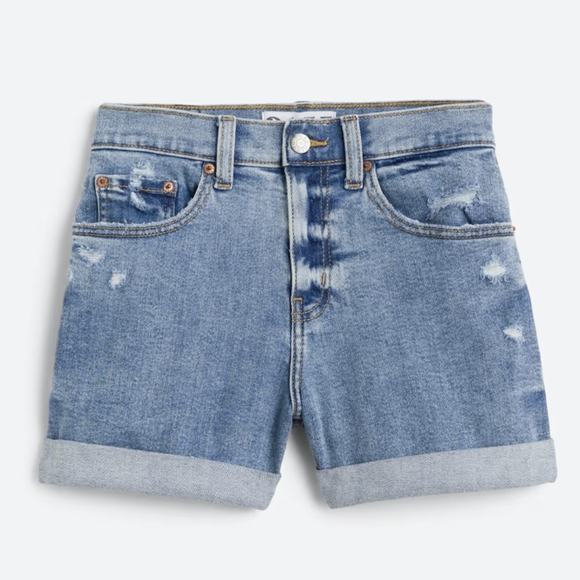 Daze Denim Dads Girl Cuffed Mom Short Eco- 6 - Picture 2 of 9